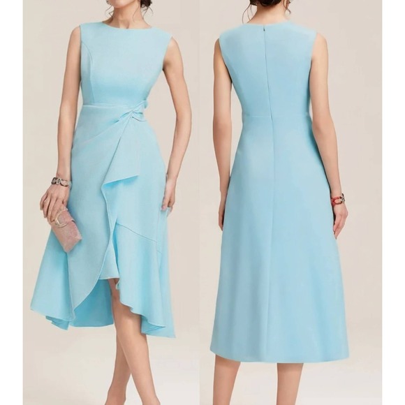 Fehaute Dresses & Skirts - NWT Fehaute A-Line Twist Waist Midi Dress